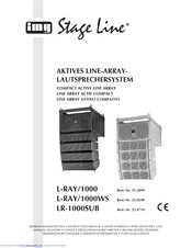 IMG STAGE LINE LR-1000SUB Instruction Manual