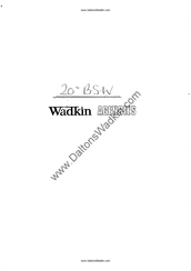 Wadkin BSW 20 inch Manual