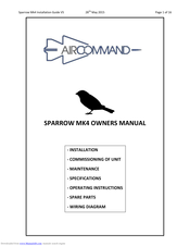 Aircommand Sparrow Mk4 Owner's Manual