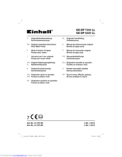 EINHELL GE-DP 5220 LL Original Operating Instructions