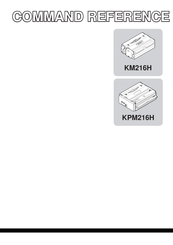Custom Audio Electronics KM216H Command Reference Manual