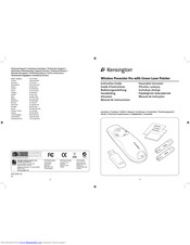 Kensington wireless presenter pro Instruction Manual