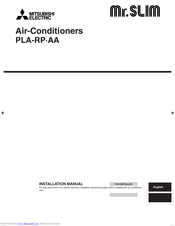 Mitsubishi Electric Mr Slim PLA-RP-AA Installation Manual