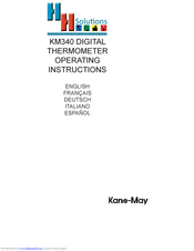 HH Solutions KM340 Operating Instructions Manual