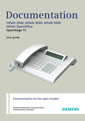 Siemens HiPath 3000 V3.0 or later Gigaset M1 Professional User Manual