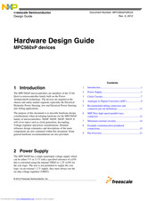 Nxp Semiconductors MPC560xP Design Manual