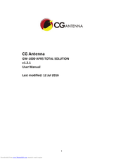 CG Antenna GW-1000 User Manual