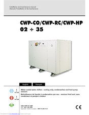 Itelco-Clima CWP-RC Installation And Maintenance Manual