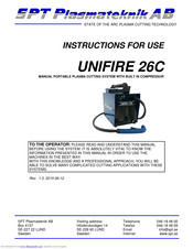 SPT UNIFIRE 26C Instructions For Use Manual
