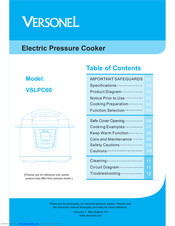 Versonel VSLPC60 Instructions Manual