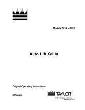 Taylor C819 Operating Instructions Manual