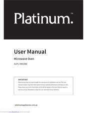 Platinum AUPL-MW28BI User Manual