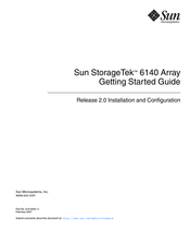 Sun Microsystems StorageTek 6140 Getting Started Manual