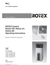 Rotex RoCon HP Operating Instructions Manual
