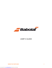 Babolat PLAY Manuals ManualsLib