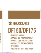 Suzuki DF175 Four Stroke Owner's Manual