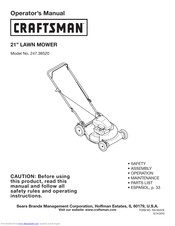 Crafstman 247.38520 Operator's Manual