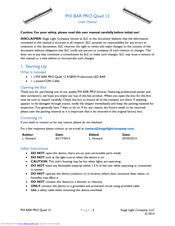 SLC PIX BAR PRO Quad 12 User Manual