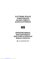 Scale House MB5 Operating Manual