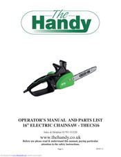The Handy THECS16 Operators Manual And Parts Lists