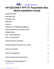 Hides HV-320 Quick Installation Manual