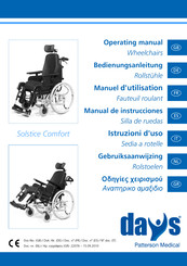 Days Solstice Comfort Operating Manual