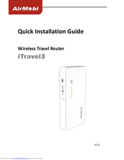 AirMobi iTravel3 Quick Installation Manual