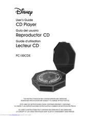 Disney PC100CDE User Manual