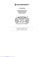 Soundmaster SCD-6300MP3 Instruction Manual