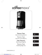 Coffeemaxx Thermo Twin Instruction Manual