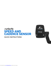 Runtastic speed sales & cadence sensor