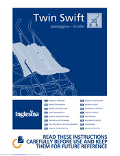 Inglesina Twin swift Instruction Manual