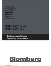 Blomberg SSM 9450 X A+ Operating Instructions Manual