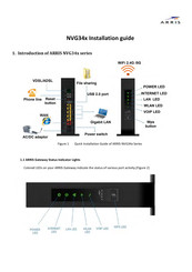 Arris NVG34NX4 Installation Manual