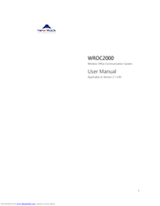 New Rock Technologies WROC2000 User Manual