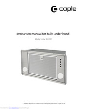Caple bu521 Instruction Manual