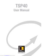 AUDAC TSP40 User Manual