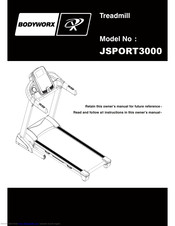 Bodyworx JSPORT3000 Owner's Manual