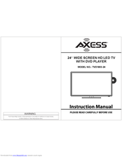 Axess TVD1803-24 Instruction Manual