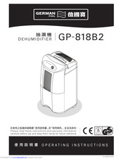 German pool GP-818B2 Operating Instructions Manual