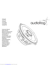 Audiofrog GS62 Instruction Manual