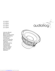 Audiofrog G12D2 Instruction Manual