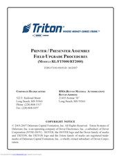 Triton RL5000 Upgrade Manual