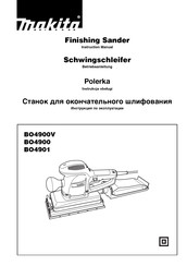Makita BO4900 Instruction Manual