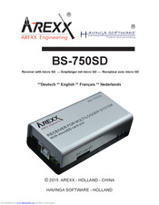 Arexx BS-750SD User Manual