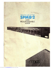 Simmons SPM 8:2 User Manual