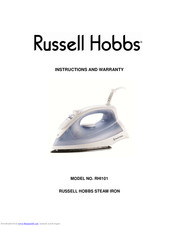Russell Hobbs RHI101 Instructions And Warranty