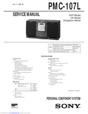 Sony PMC-107L Service Manual