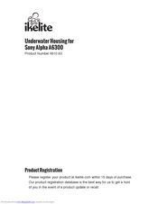 Ikelite 6910.63 Instruction Manual