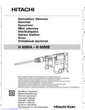 Hitachi Koki H 60MA Handling Instructions Manual